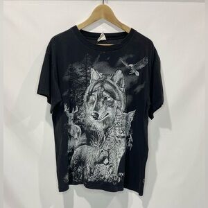 90s Wolfe Animal Print Tee
